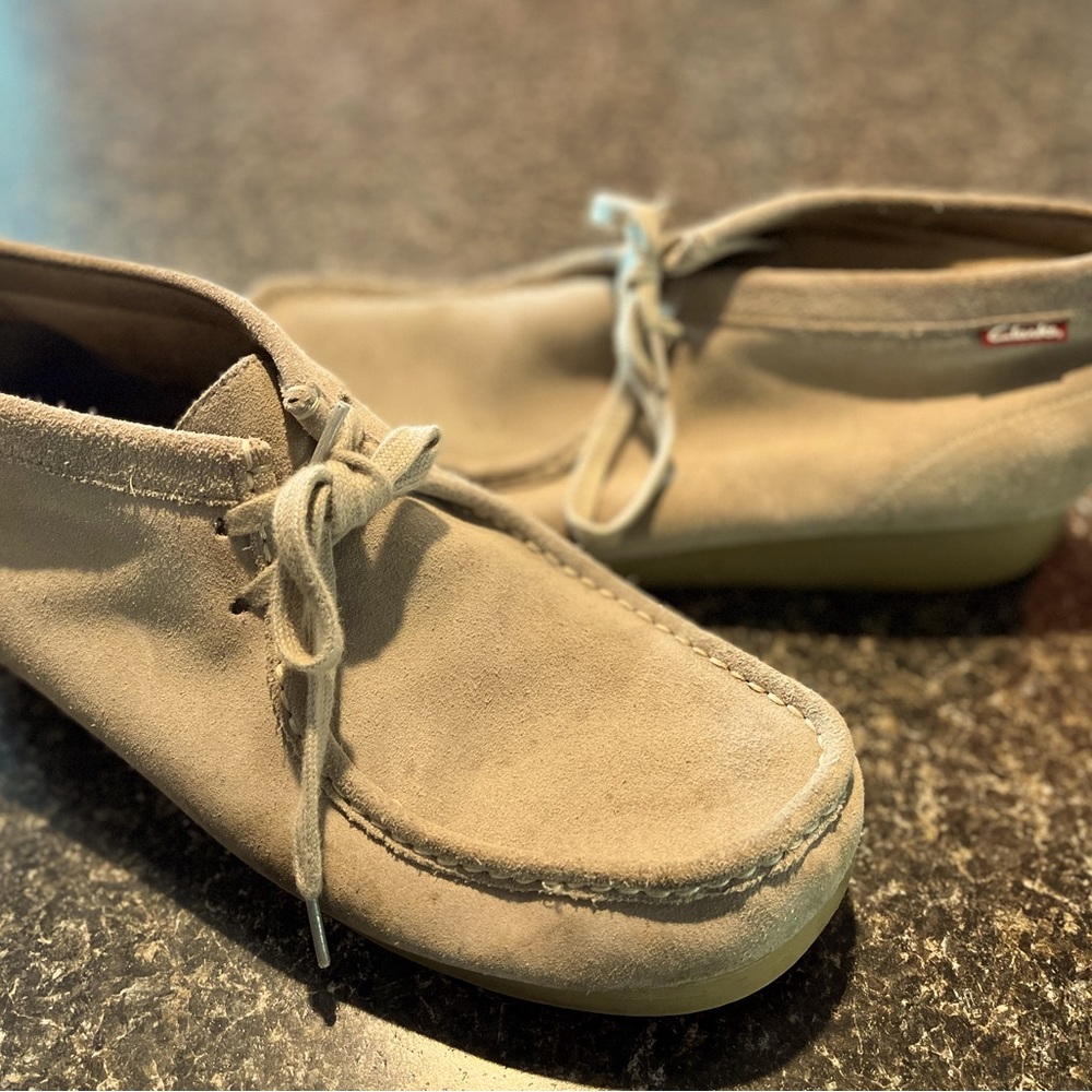 Mens Used Clark Wallabee Dress Shoes